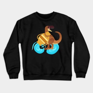 Aquarius Zodiac Horoscope Dino funny Rex Crewneck Sweatshirt